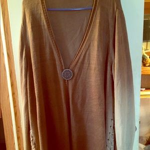 Brown ombré sweater